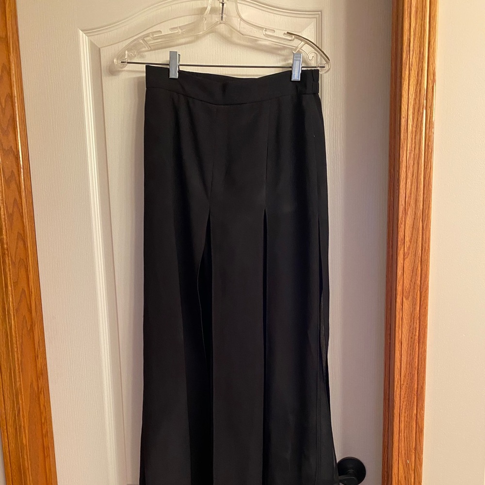 Long shiffon dress pants